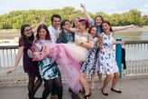 Relaxed Pink Pub Wedding All Fun, No Formalities (27)