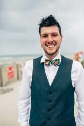 Beach Wedding Where the Marvel Universe, VW Camper Vans & Surfing Collide (24)