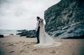 Beach Wedding Where the Marvel Universe, VW Camper Vans & Surfing Collide (61)