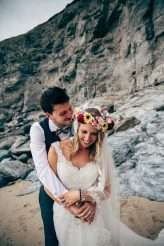 Beach Wedding Where the Marvel Universe, VW Camper Vans & Surfing Collide (65)