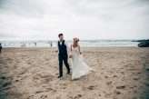 Beach Wedding Where the Marvel Universe, VW Camper Vans & Surfing Collide (66)