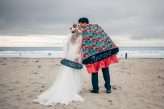 Beach Wedding Where the Marvel Universe, VW Camper Vans & Surfing Collide (72)