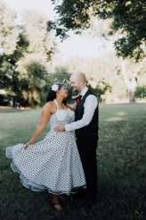 Black & White Retro Inspired Friday 13th Wedding (23)