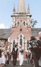 Handmade Botanical Warehouse and Canal Boat Wedding (10a)