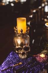Long Beach Wedding with Dark Gothic Romance Detail (36)