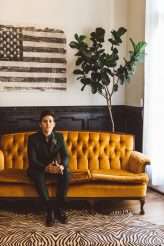 Long Beach Wedding with Dark Gothic Romance Detail (49)