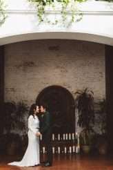 Long Beach Wedding with Dark Gothic Romance Detail (52)