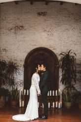 Long Beach Wedding with Dark Gothic Romance Detail (53)