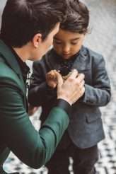 Long Beach Wedding with Dark Gothic Romance Detail (70)