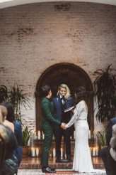 Long Beach Wedding with Dark Gothic Romance Detail (75)