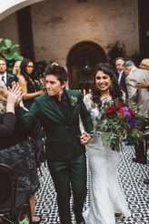 Long Beach Wedding with Dark Gothic Romance Detail (81)