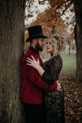 Macabre Edgar Allen Poe Inspired Bridal Shoot (17)