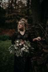 Macabre Edgar Allen Poe Inspired Bridal Shoot (28)