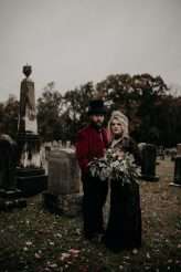 Macabre Edgar Allen Poe Inspired Bridal Shoot (33)