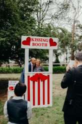 Mid-Century Inspired Rock n Roll Wedding with a DIY Kissing Booth (10)