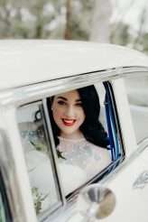 Mid-Century Inspired Rock n Roll Wedding with a DIY Kissing Booth (34)