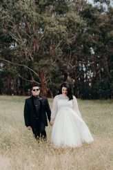 Mid-Century Inspired Rock n Roll Wedding with a DIY Kissing Booth (51)