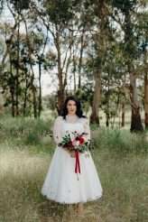 Mid-Century Inspired Rock n Roll Wedding with a DIY Kissing Booth (56)