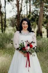 Mid-Century Inspired Rock n Roll Wedding with a DIY Kissing Booth (57)