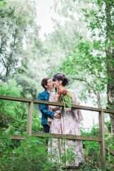 Colourful and Communal Environmentally Friendly Woodland Wedding42