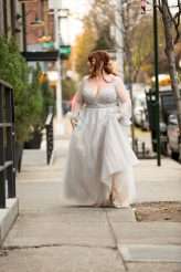 Glamorous Celestial Neon New York Wedding with a Drag Queen 19