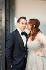 Glamorous Celestial Neon New York Wedding with a Drag Queen 28