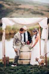 Romantic Rustic Jewish Mountain Wedding 25