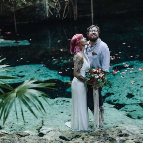 Spiritual Seductive Tulum Elopement inspired by Mother Nature34