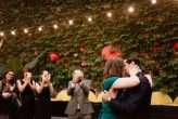 Brooklyn City Wedding with 1000 balloons, a green jumpsuit and tacos30