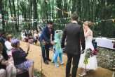 Colourful Woodland Wedding with a Dinosaur Theme 25