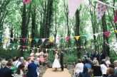 Colourful Woodland Wedding with a Dinosaur Theme 27