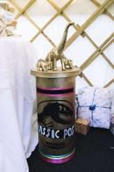 Colourful Woodland Wedding with a Dinosaur Theme 46