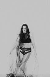 Dark Boudoir Bridal Shoot With Greenery and Florals 00020