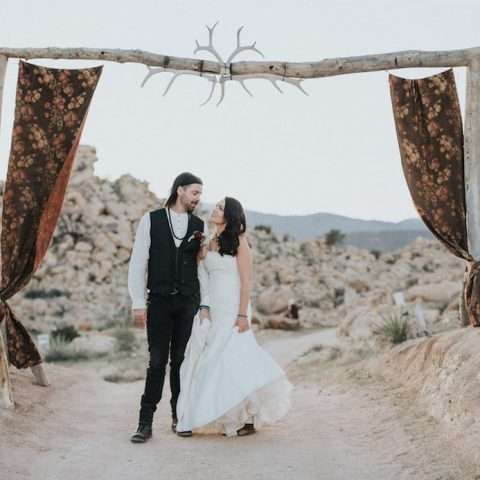Desert Bohemian Wedding in Joshua Tree 44