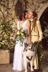 Dog Ring Bearer Adventure Succulent Wedding 21