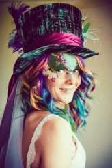 Festival Wedding with Celtic Druid Ceremony and Spraypainted Dress 13