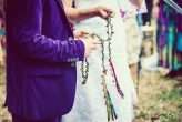 Festival Wedding with Celtic Druid Ceremony and Spraypainted Dress 20