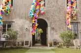 Festival feel Portuguese Wedding with 3,000 Up Inspired Balloons 7