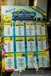 Glitter, Sequins & Mermaids Colourful Club Tropicana Wedding in Ibiza (11)