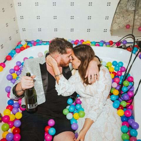 Glitter, Sequins & Mermaids Colourful Club Tropicana Wedding in Ibiza (57)