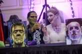 Halloween Wedding with Classic Horror Movie Fancy Dress 10