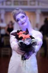 Halloween Wedding with Classic Horror Movie Fancy Dress 18