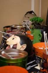 Halloween Wedding with Classic Horror Movie Fancy Dress 30