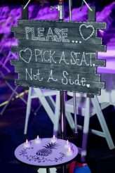 Industrial Black and White Wedding with a Pop of Rainbow 00404