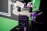 Industrial Black and White Wedding with a Pop of Rainbow 00430