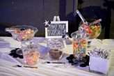 Industrial Black and White Wedding with a Pop of Rainbow 00439