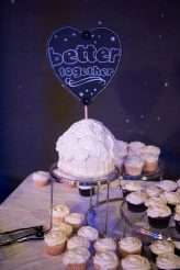 Industrial Black and White Wedding with a Pop of Rainbow 00642