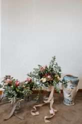 Laidback and Graphic Tuscan Villa Wedding via China, Australia, and Poland 11