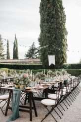 Laidback and Graphic Tuscan Villa Wedding via China, Australia, and Poland 44