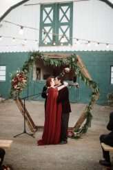 Modern Winter Witch Californian Wedding 49